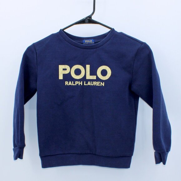 Polo Ralph Lauren Other - Polo Ralph Lauren Youth 7 Navy Blue Sweatshirt (with defect)